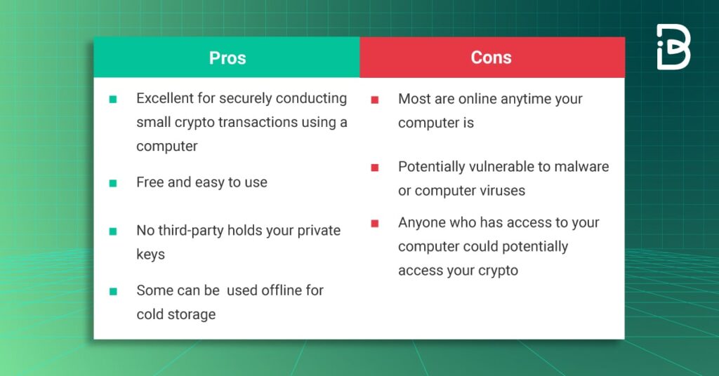 Desktop Wallets Pros and Cons